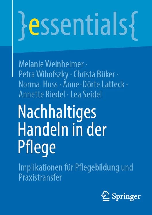 Produktbild: Nachhaltiges Handeln in der Pflege