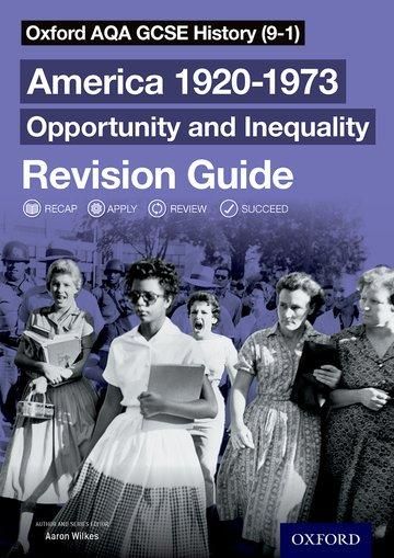 Produktbild: Oxford AQA GCSE History: America 1920-1973: Opportunity and Inequality Revision Guide