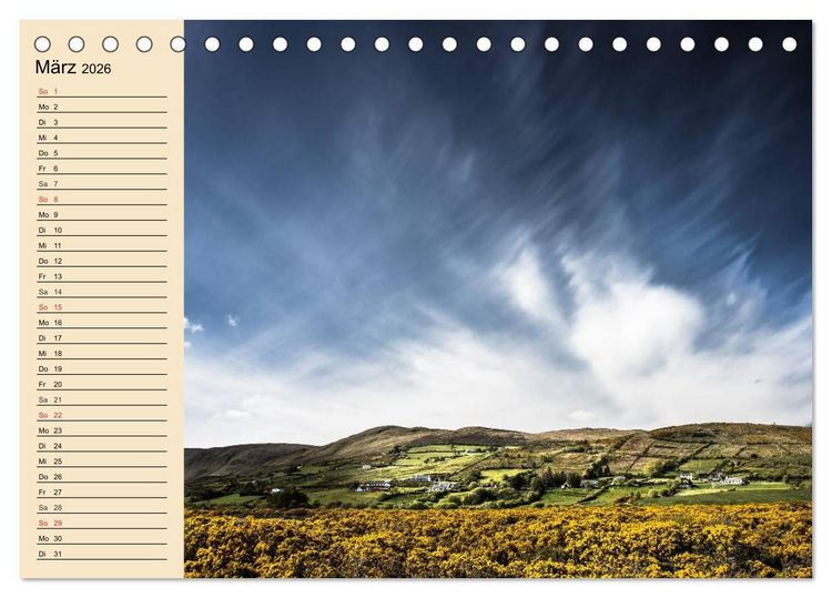 Produktbild: Irland. Impressionen (Tischkalender 2026 DIN A5 quer), CALVENDO Monatskalender