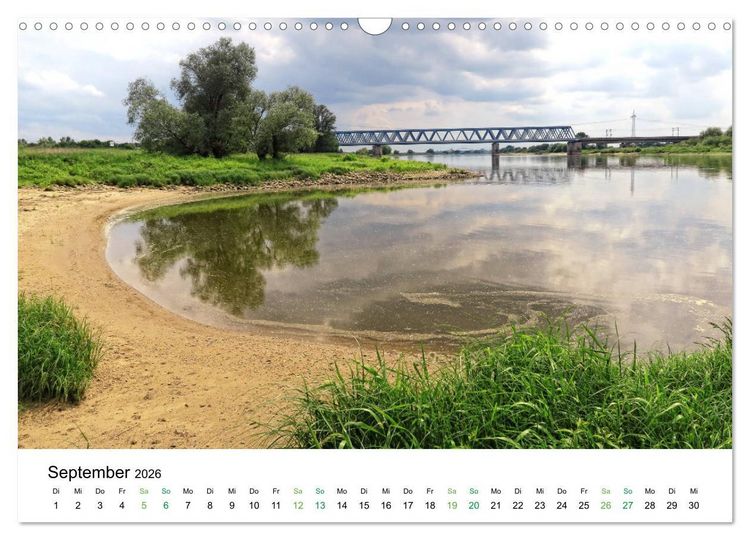 Produktbild: Entlang der sch&ouml;nen Elbe - Jerichow, Tangerm&uuml;nde und Havelberg (Wandkalender 2026 DIN A3 quer), CALVENDO Monatskalender
