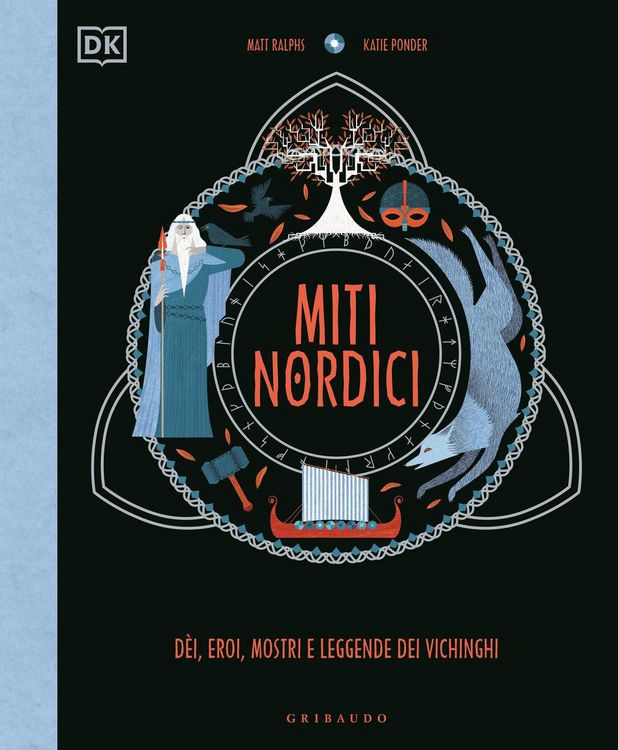Produktbild: DK Miti nordici. D&egrave;i, eroi, mostri e leggende dei vichinghi
