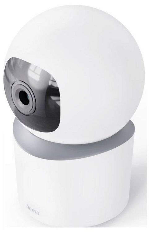 Produktbild: Hama Smarte &Uuml;berwachungskamera, WLAN, innen, Aufzeichnung, schwenkbar, Full-HD 00176652 Kabellos IP &Uuml;berwachungskamera