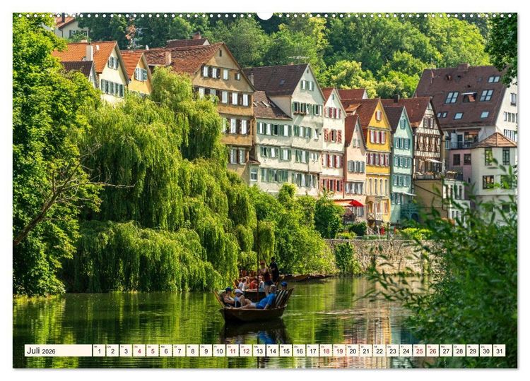 Produktbild: T&uuml;bingen - Schw&auml;bische Perle am Neckar (hochwertiger Premium Wandkalender 2026 DIN A2 quer), Kunstdruck in Hochglanz