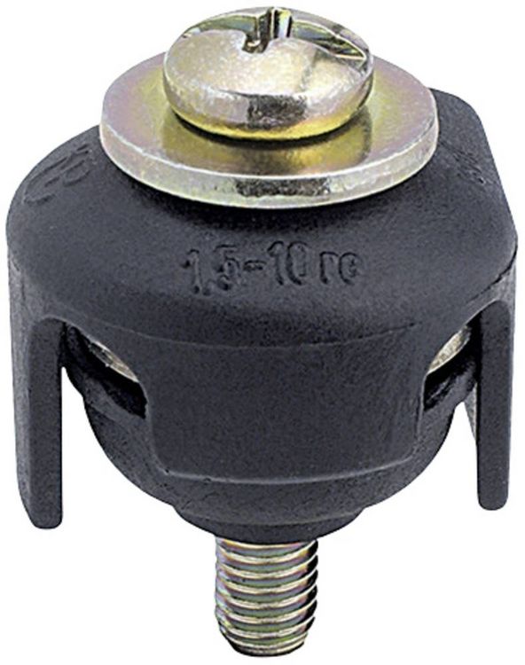 Produktbild: HellermannTyton 435-01559 Tap Connector 1510-ST-BK Abzweigklemme flexibel: - starr: 1.5-10 mm&sup2; 1 St. Schwarz