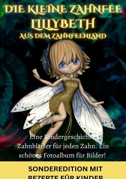 Produktbild: Die kleine Zahnfee LILLYBETH aus dem Zahnfeenland - Eine Kindergeschichte und TIPPS von der Zahnfee F&Uuml;R MAMIS: Zahnfee &bull;Zahnfeebuch &bull;Zahnfee M&auml;dchen .