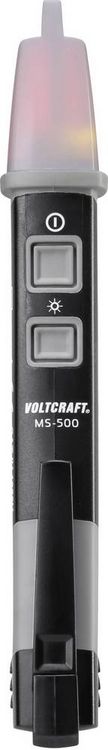 Produktbild: VOLTCRAFT MS-500 Ber&uuml;hrungsloser Spannungspr&uuml;fer CAT IV 1000V LED, Akustik