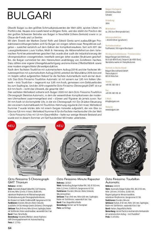 Produktbild: Armbanduhren Katalog 2022/2023