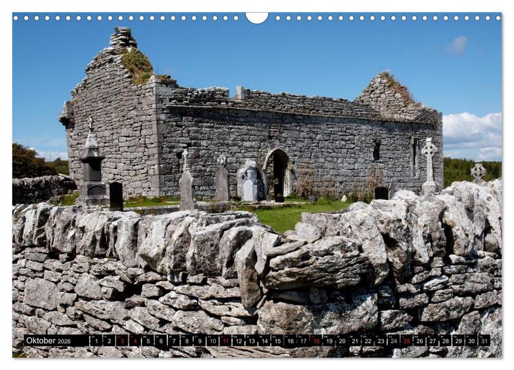 Produktbild: Irland - Gr&uuml;ne Insel mit Seele (Wandkalender 2026 DIN A3 quer), CALVENDO Monatskalender