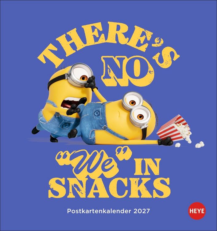 Produktbild: Minions Postkartenkalender 2027