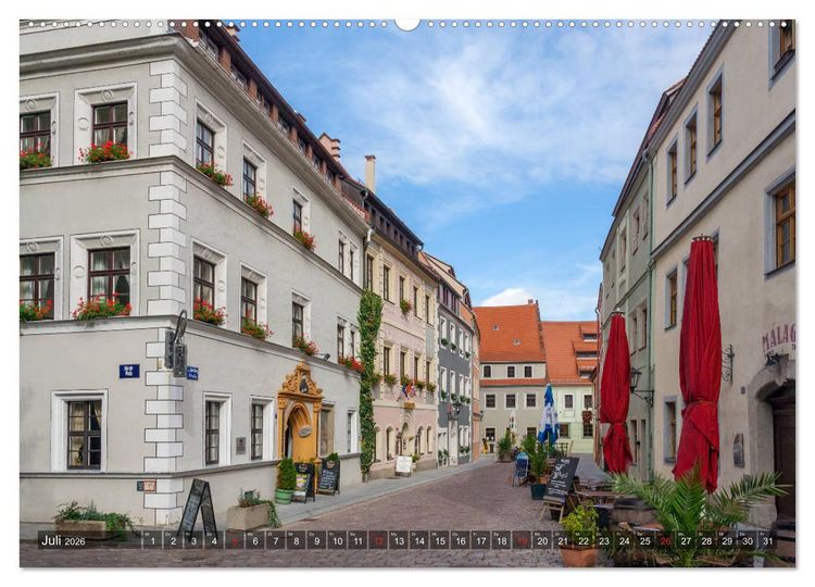 Produktbild: Unterwegs in Pirna (hochwertiger Premium Wandkalender 2026 DIN A2 quer), Kunstdruck in Hochglanz