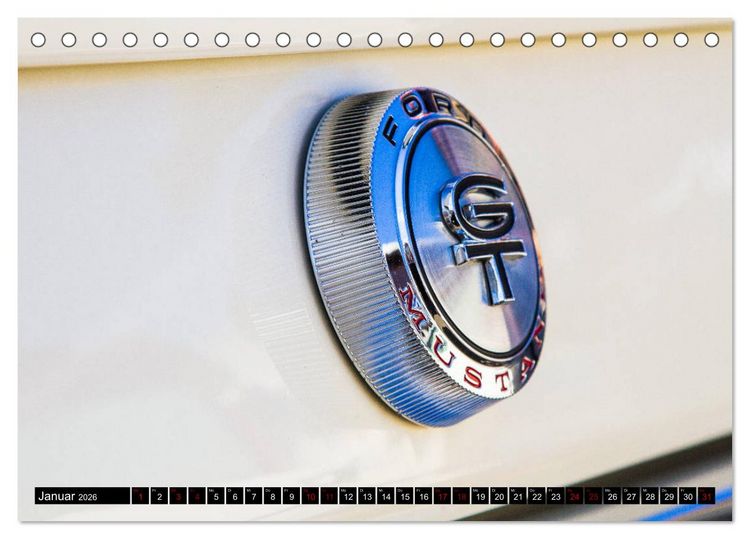 Produktbild: Ford Mustang - Die Legende (Tischkalender 2026 DIN A5 quer), CALVENDO Monatskalender
