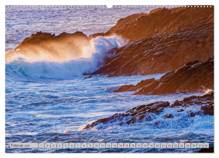 Produktbild: Cote Sauvage. Wilde Atlantikk&uuml;ste der Bretagne. (hochwertiger Premium Wandkalender 2026 DIN A2 quer), Kunstdruck in Hochglanz
