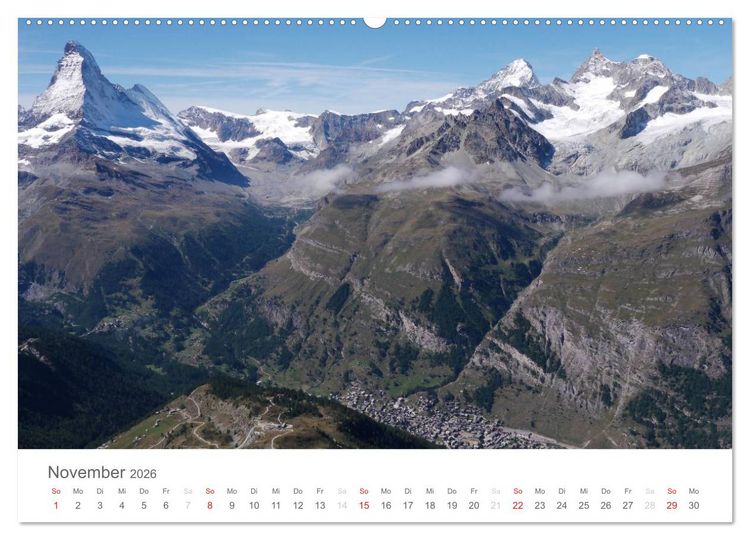 Produktbild: Magie Matterhorn (hochwertiger Premium Wandkalender 2026 DIN A2 quer), Kunstdruck in Hochglanz