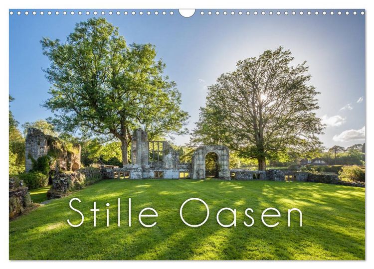 Produktbild: Stille Oasen (Wandkalender 2026 DIN A3 quer), CALVENDO Monatskalender