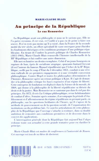Produktbild: Au principe de la R&eacute;publique