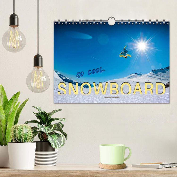 Produktbild: Snowboard - so cool (Wandkalender 2026 DIN A4 quer), CALVENDO Monatskalender