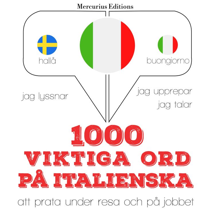 Produktbild: 1000 viktiga ord p&aring; italienska