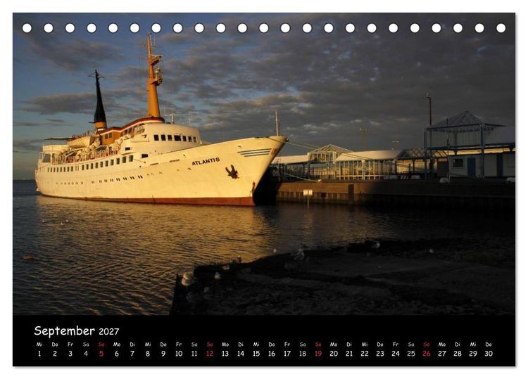 Produktbild: An der Nordseek&uuml;ste... (Tischkalender 2027 DIN A5 quer), CALVENDO Monatskalender