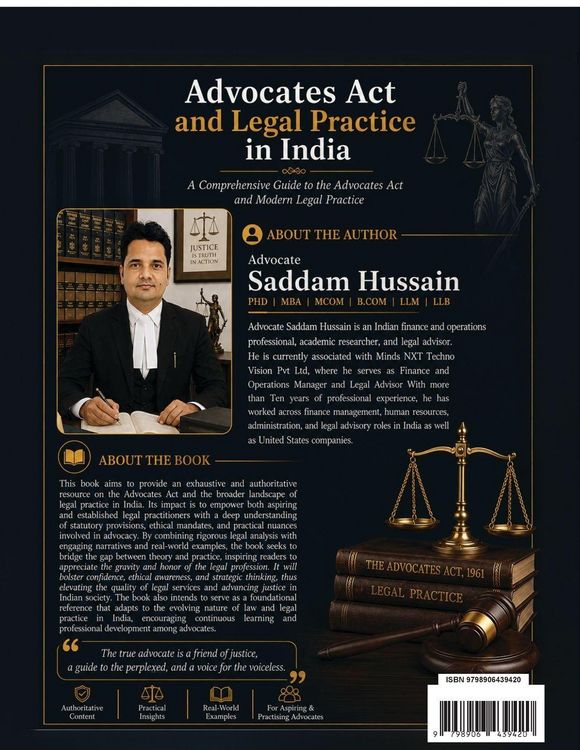 Produktbild: Advocates Act and Legal Practice in India