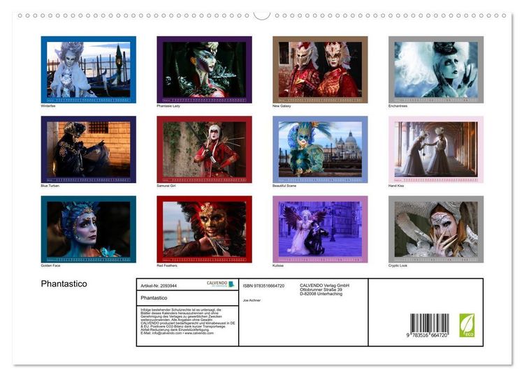 Produktbild: Phantastico (hochwertiger Premium Wandkalender 2026 DIN A2 quer), Kunstdruck in Hochglanz