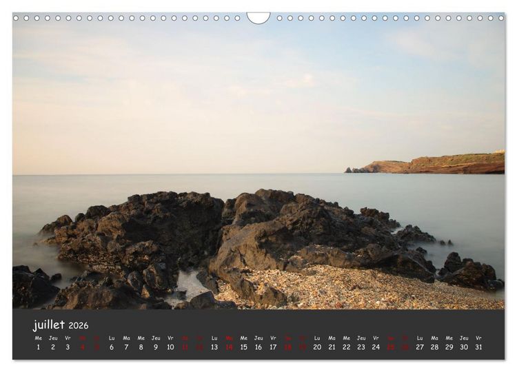 Produktbild: Le Cap d'Agde - Terre volcanique (Calendrier mural 2026 DIN A3 vertical), CALVENDO calendrier mensuel