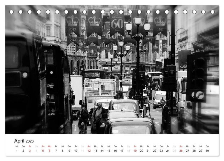 Produktbild: London (Tischkalender 2026 DIN A5 quer), CALVENDO Monatskalender