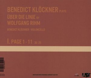 Produktbild: &Uuml;ber Die Linie By Wolfgang Rihm