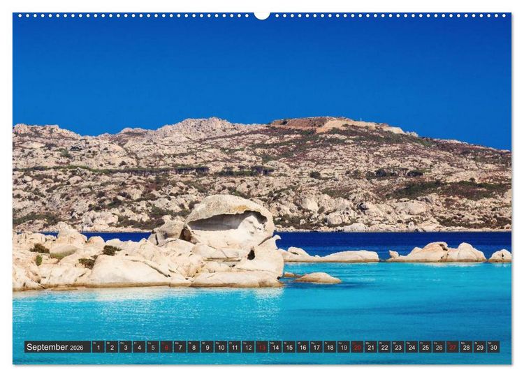 Produktbild: Sardinien - Traumstr&auml;nde am Mittelmeer (Wandkalender 2026 DIN A2 quer), CALVENDO Monatskalender
