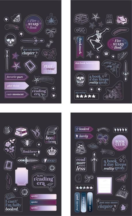 Produktbild: Stickerbogen mit 100 Stickern