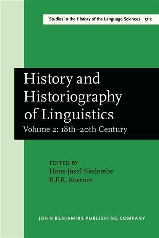 Produktbild: History and Historiography of Linguistics