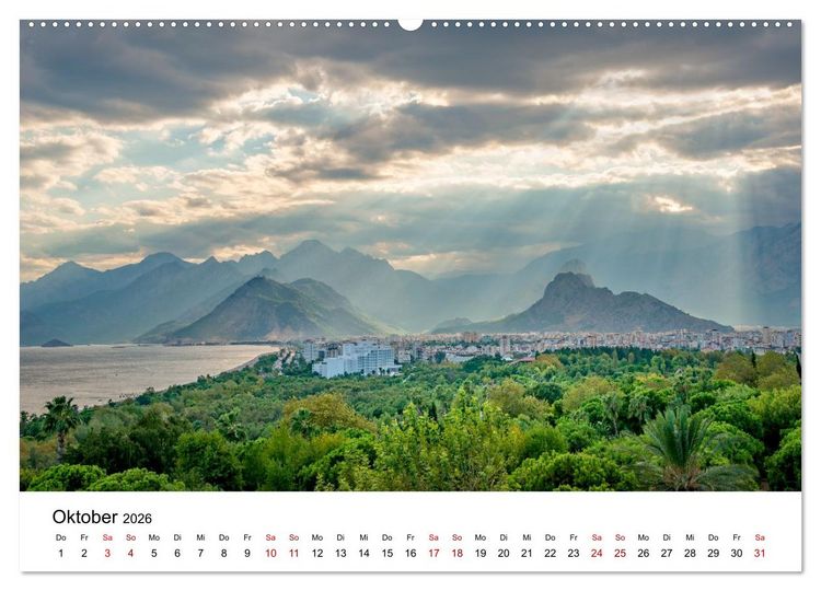 Produktbild: T&uuml;rkei, Antalya: Urlaubsparadies am Mittelmeer (hochwertiger Premium Wandkalender 2026 DIN A2 quer), Kunstdruck in Hochglanz