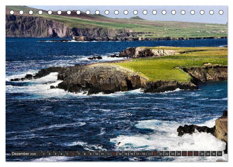 Produktbild: Irland &bull; Impressionen (Tischkalender 2026 DIN A5 quer), CALVENDO Monatskalender