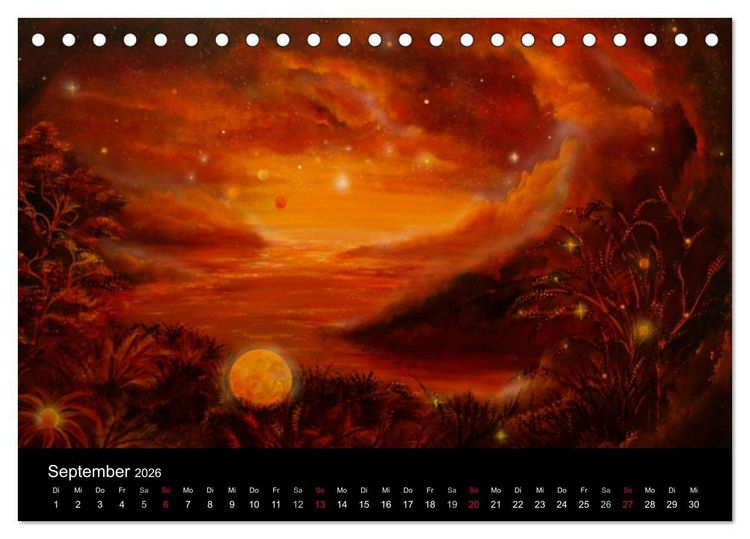 Produktbild: Dimensionen (Tischkalender 2026 DIN A5 quer), CALVENDO Monatskalender