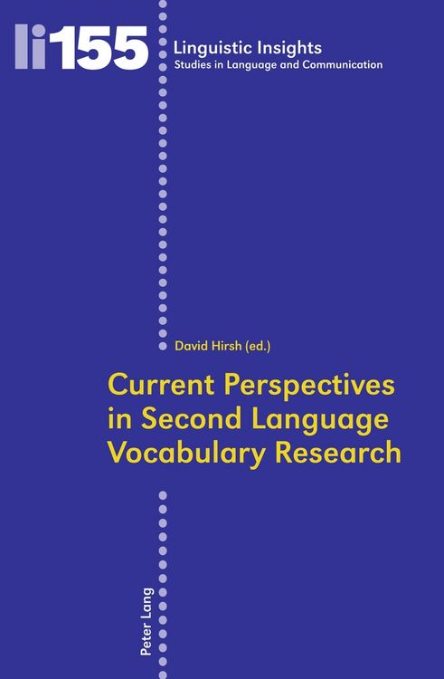 Produktbild: Current Perspectives in Second Language Vocabulary Research
