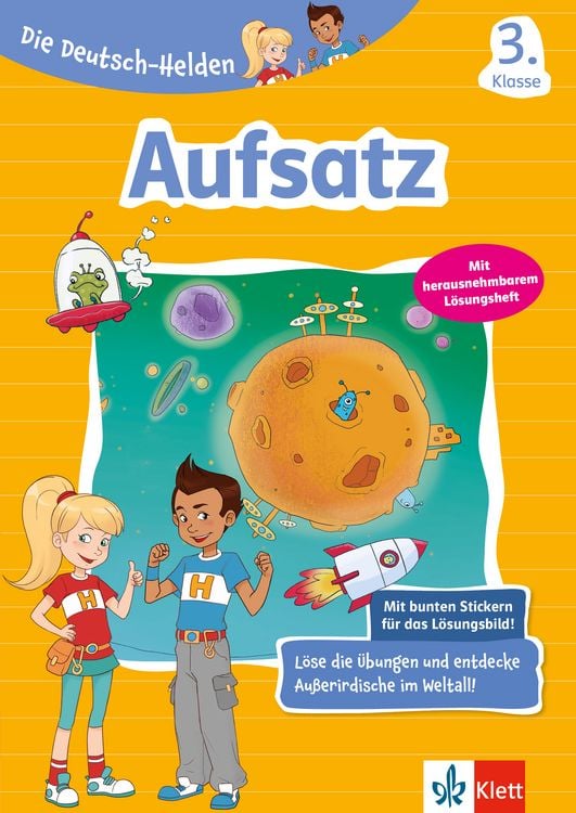 Produktbild: Die Deutsch-Helden Aufsatz 3. Klasse