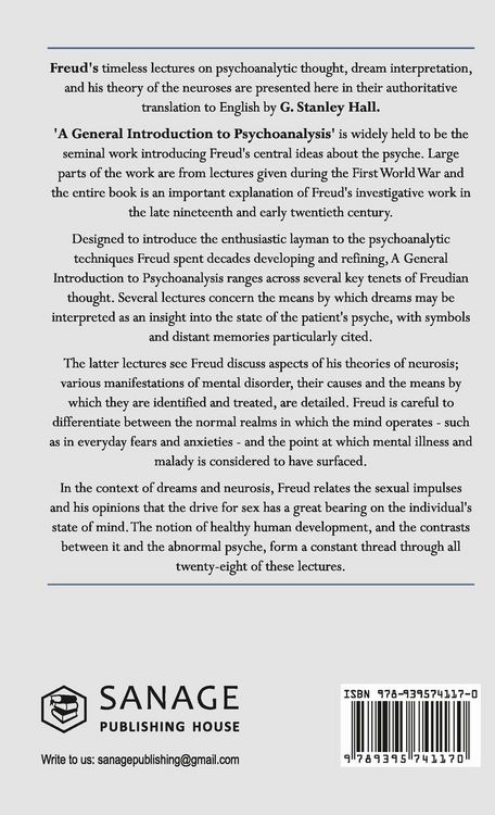 Produktbild: A General Introduction to Psychoanalysis