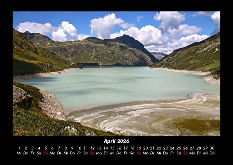 Produktbild: Bergige Welten 2026 Fotokalender DIN A3