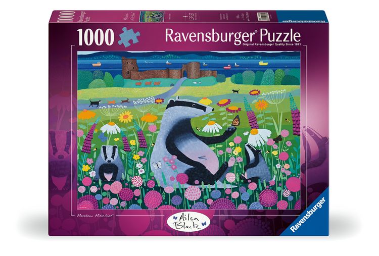 Produktbild: Erwachsenenpuzzle 1000 Teile - Wiesenfreunde