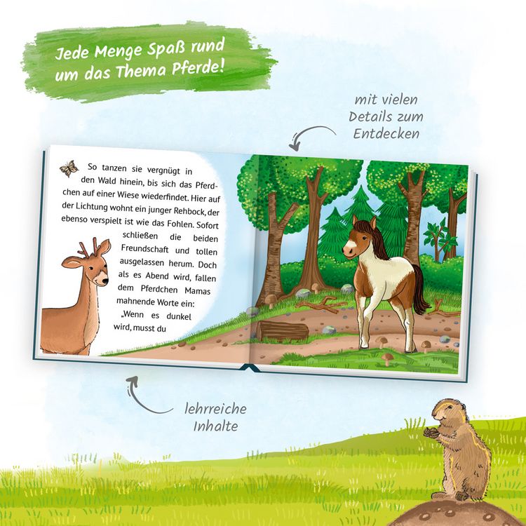 Produktbild: Tr&ouml;tsch Kinderbuch Mein klitzekleines Kinderbuch Pferdegeschichten