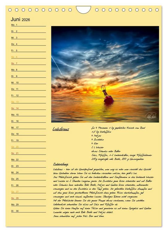 Produktbild: Ostfriesland - Appetit auf mehr / Geburtstagskalender (Wandkalender 2026 DIN A4 hoch), CALVENDO Monatskalender