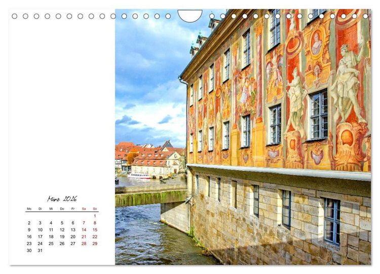 Produktbild: Reiseziel Bamberg (Wandkalender 2026 DIN A4 quer), CALVENDO Monatskalender