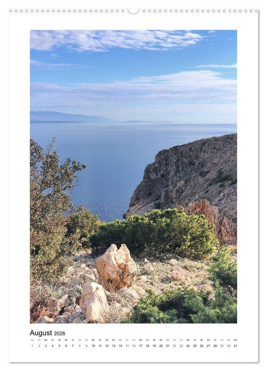 Produktbild: Kroatiens Inselzauber, Cres und Losinj (hochwertiger Premium Wandkalender 2026 DIN A2 hoch), Kunstdruck in Hochglanz