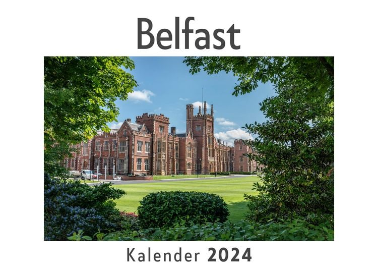 Produktbild: Belfast (Wandkalender 2024, Kalender DIN A4 quer, Monatskalender im Querformat mit Kalendarium, Das perfekte Geschenk)