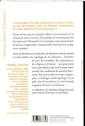 Produktbild: Le monde en six chansons