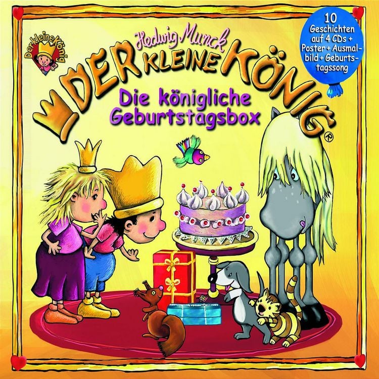 Produktbild: Die k&ouml;nigliche Geburtstagsbox (4CD H&ouml;rspielbox)