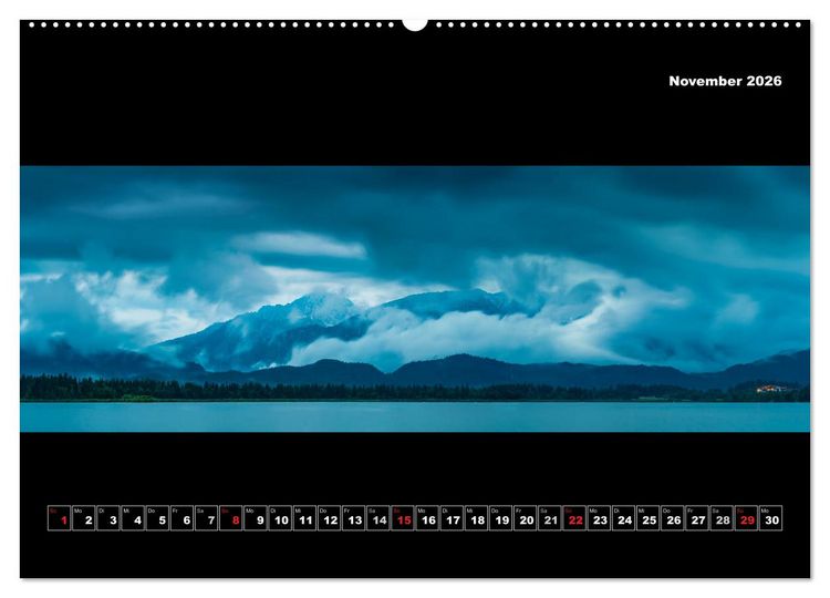 Produktbild: Weitblicke - Panoramen (hochwertiger Premium Wandkalender 2026 DIN A2 quer), Kunstdruck in Hochglanz