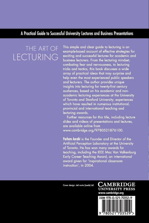 Produktbild: The Art of Lecturing