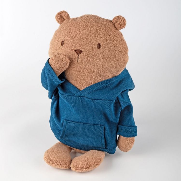 Produktbild: Sigikid 52933 - Kuschelfreunde Mister O Lui blauer Hoodie, Mister O Lui