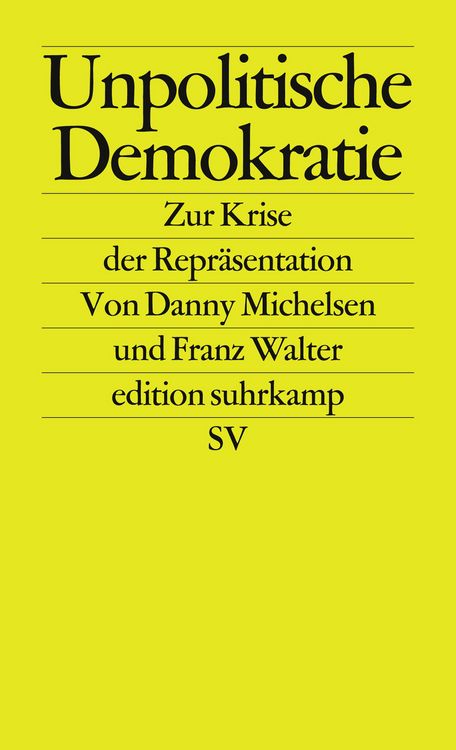 Produktbild: Unpolitische Demokratie