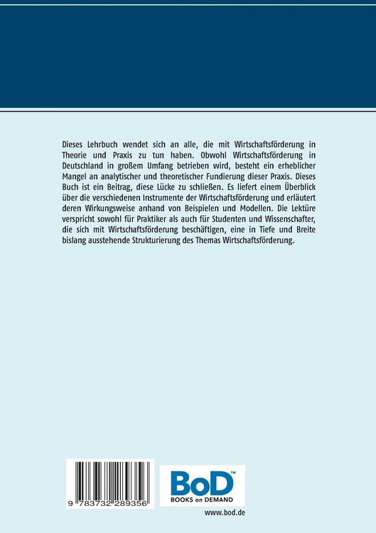 Produktbild: Wirtschaftsf&ouml;rderung & Standortpolitik